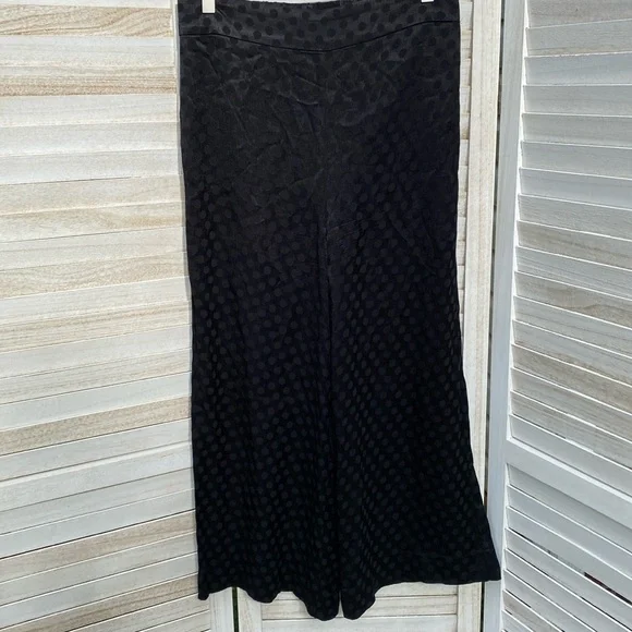 Madewell Huston Drapey Jacquard Pull-on Crop Pants.  Size Medium - Picture 3 of 12